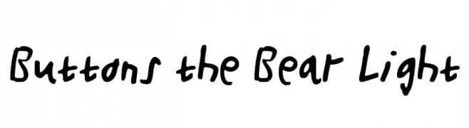 Buttons the Bear Light  Frei Schriftart Herunterladen