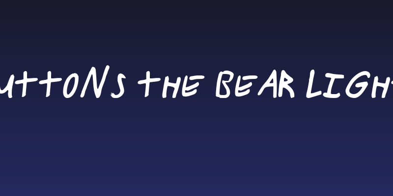 Buttons the Bear Light Social Header