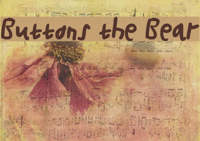 Buttons the Bear Font examples