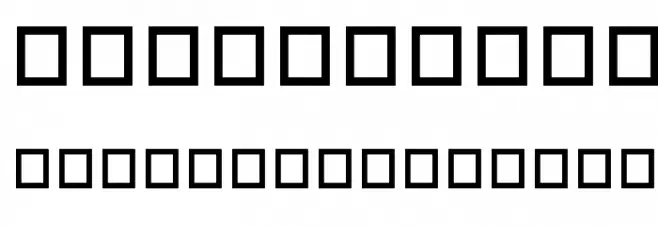 Buttons Font OTHER CHARS