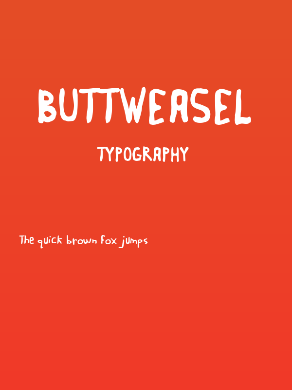 Buttweasel Poster