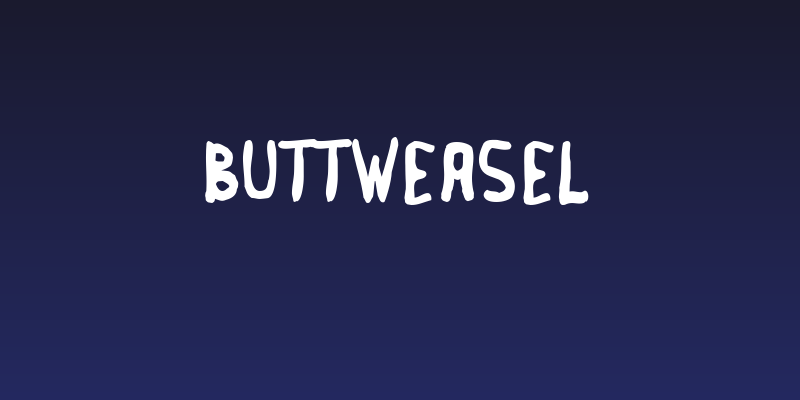 Buttweasel Social Header