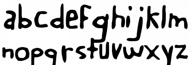 Buttweasel フォント 小文字