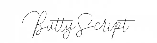 ButtyScript  Frei Schriftart Herunterladen