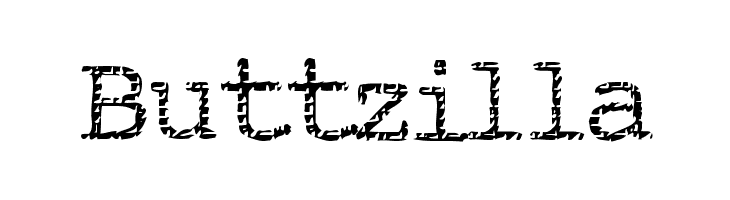 Buttzilla Font