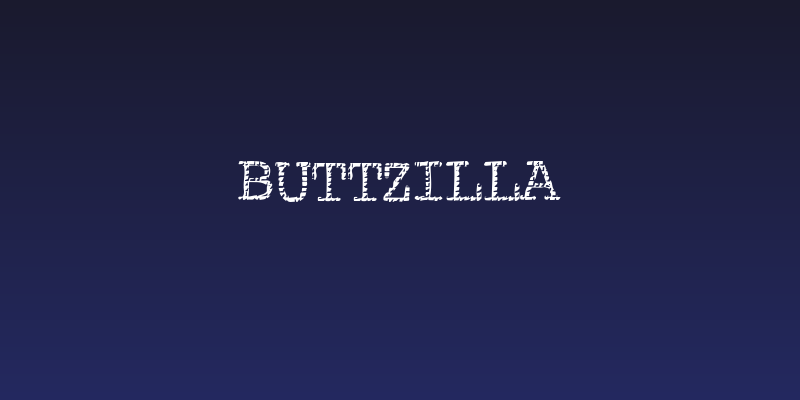 Buttzilla Social Header