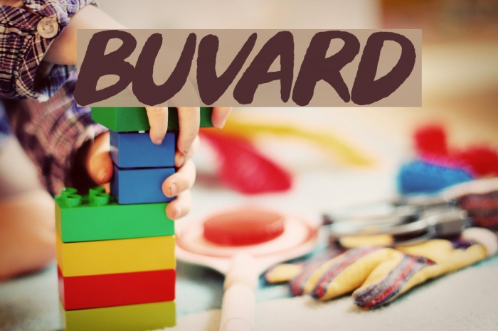 Buvard Fonte examples