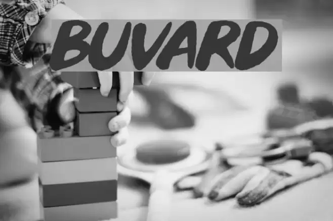 Buvard Font examples
