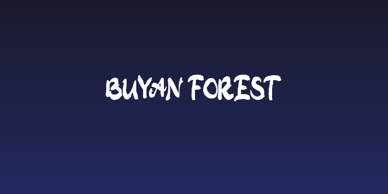 Buyan Forest Social Header