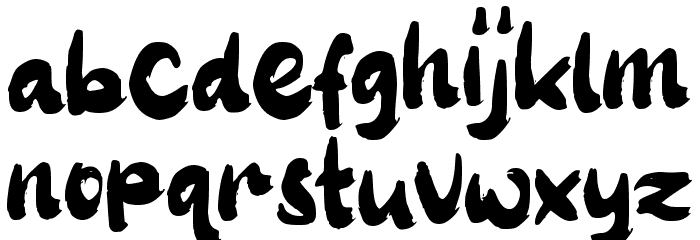 Buyan Forest Font LOWERCASE