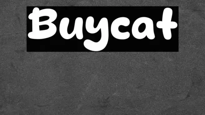 Buycat Font examples