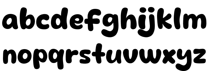Buycat Font LOWERCASE