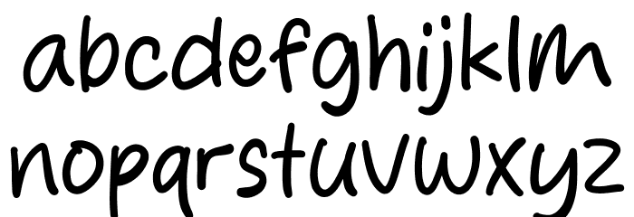 Buydog Font LOWERCASE