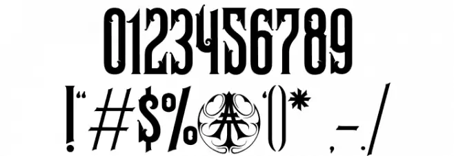 BuzanthePersonalUseOnly-Regular Font OTHER CHARS