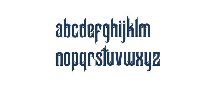 BuzanthePersonalUseOnly-Regular Lowercase