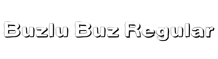 Buzlu Buz Regular  免费字体下载