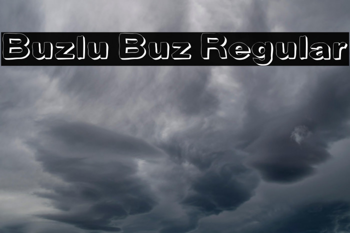 Buzlu Buz Regular Example 1