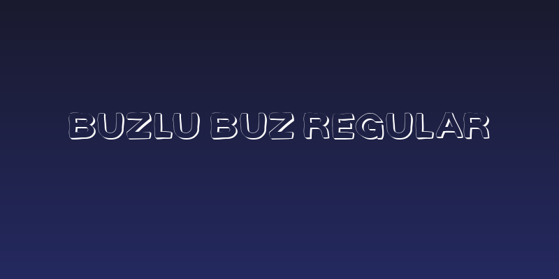 Buzlu Buz Regular Social Header