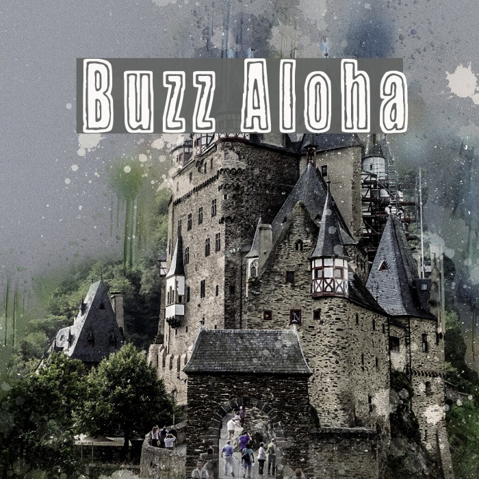 Buzz Aloha Font examples
