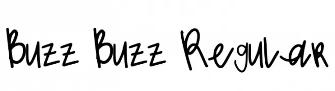 Buzz Buzz Regular  Descarca Fonturi Gratis