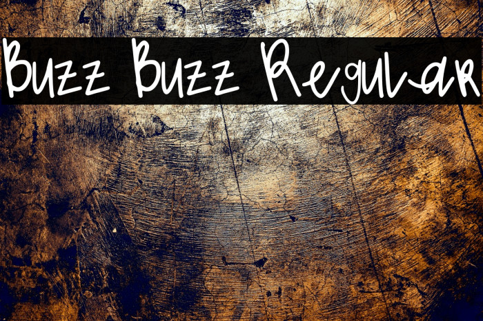 Buzz Buzz Regular Example 1