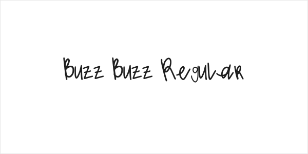 Buzz Buzz Regular Logo
