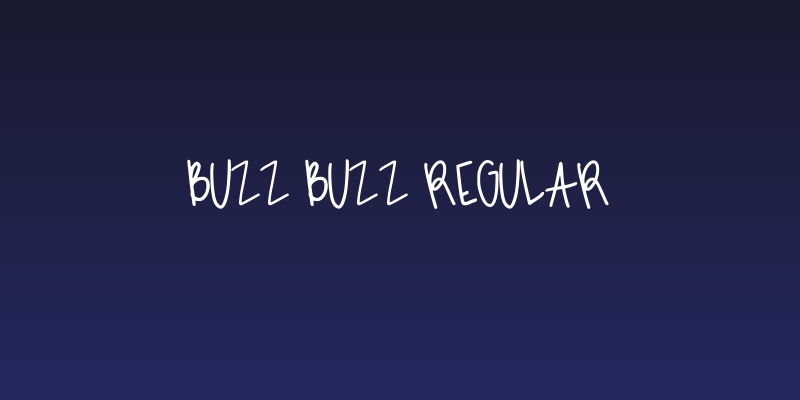 Buzz Buzz Regular Social Header