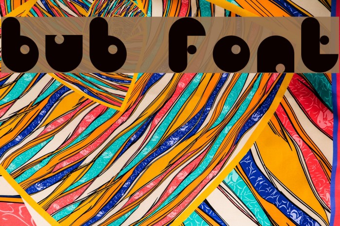 bub Font examples