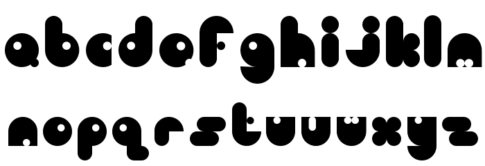 bub Font LOWERCASE