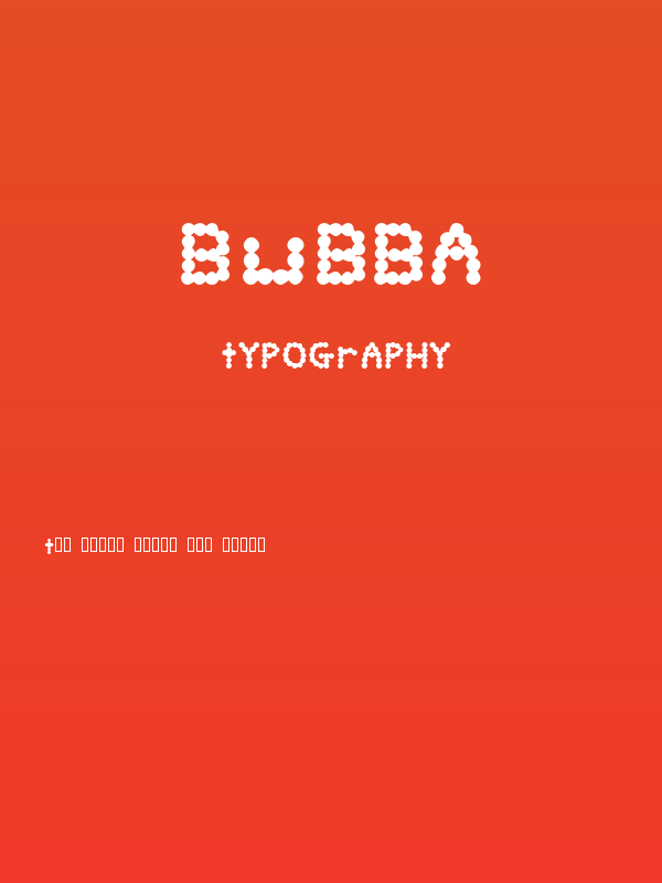 bubba Poster