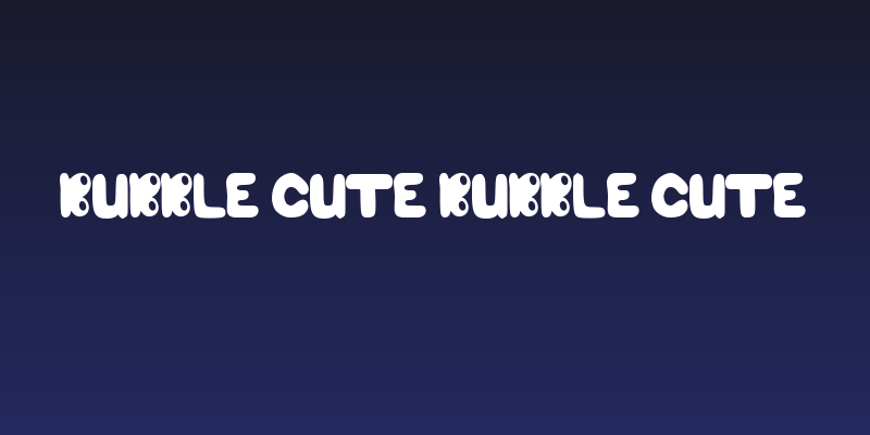 bubble cute bubble cute Social Header