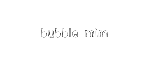 bubble mim Logo