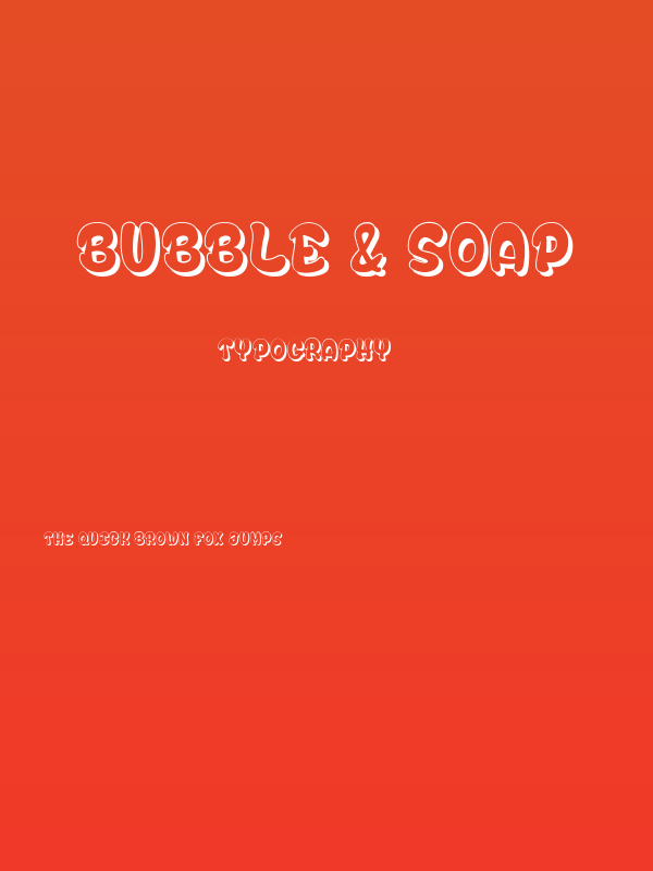 bubble & soap Poster