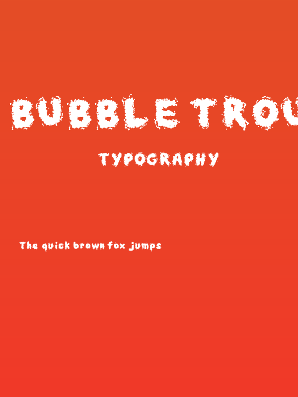 bubble trouble 01 Poster