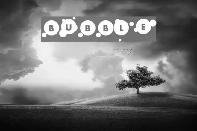 bubble Caratteri examples