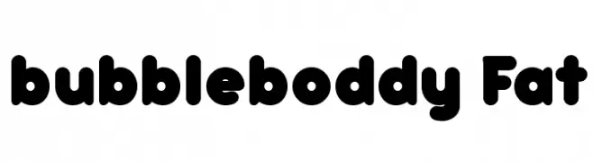bubbleboddy Fat  تنزيل الخطوط