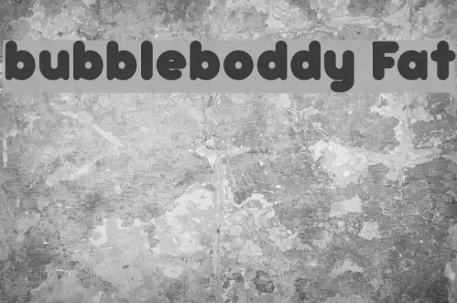 bubbleboddy Fat Example 1