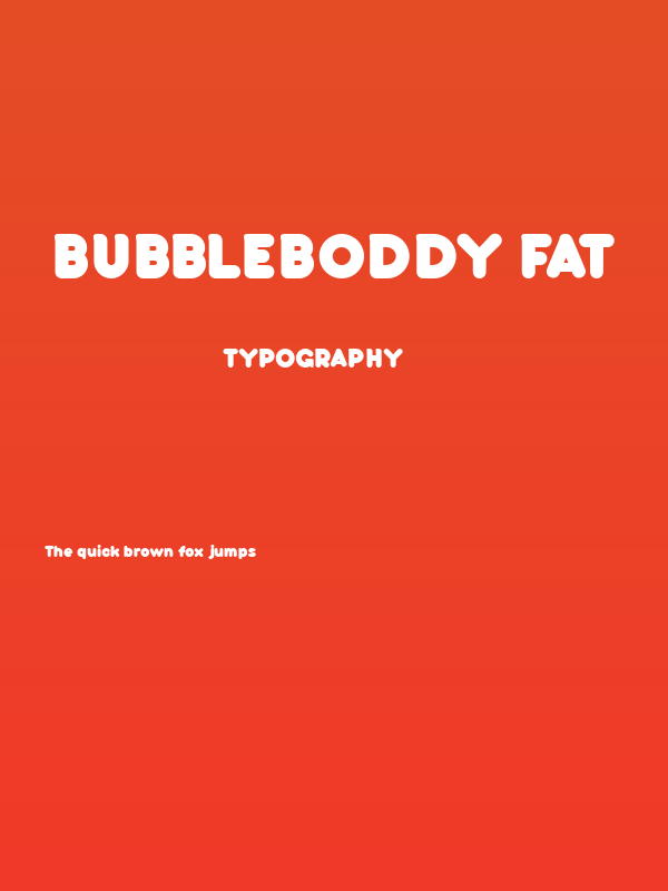 bubbleboddy Fat Poster