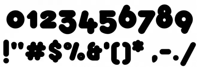 bubbleboddy Polices AUTRES CHARS