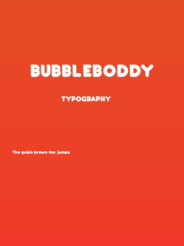 bubbleboddy Poster