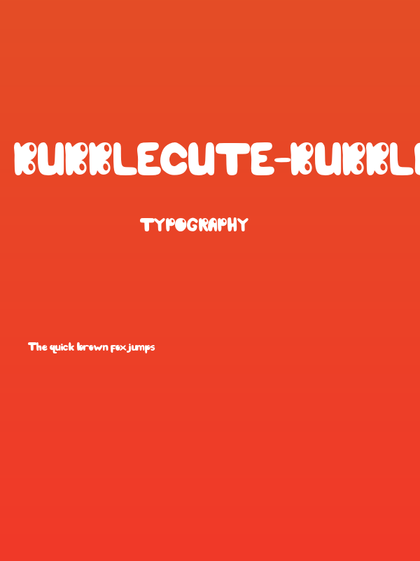 bubblecute-bubblecute Poster