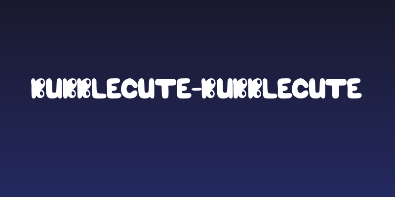 bubblecute-bubblecute Social Header
