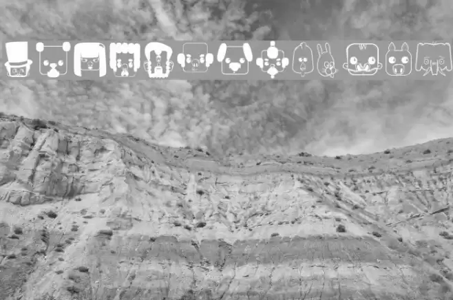 bubbledco Font examples