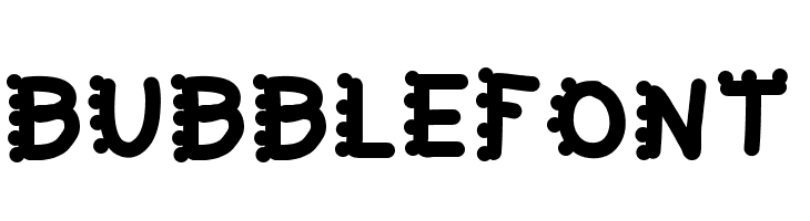 bubblefont Font