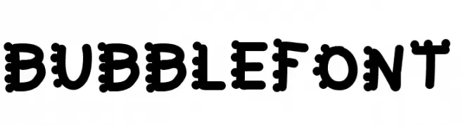 bubblefont  नि: शुल्क फ़ॉन्ट्स डाउनलोड