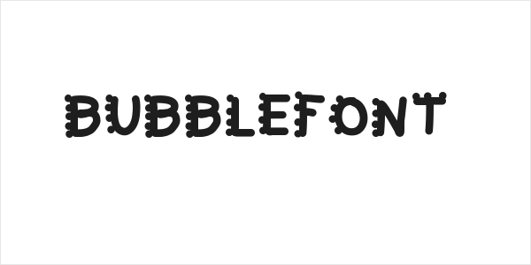 bubblefont Logo