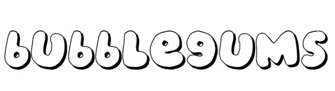 bubblegums  les polices de caractères gratuit tlcharger