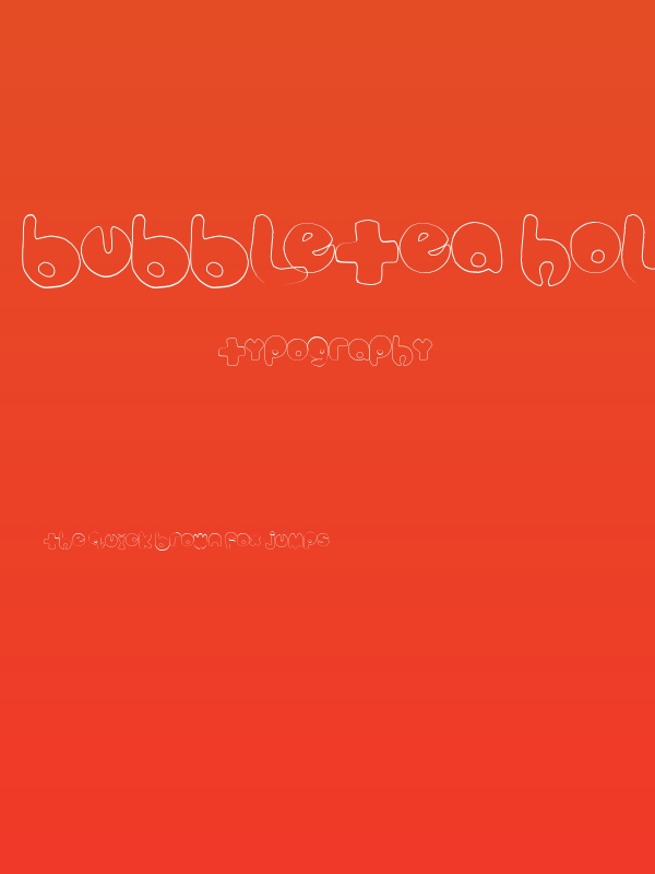 bubbletea hollow Poster