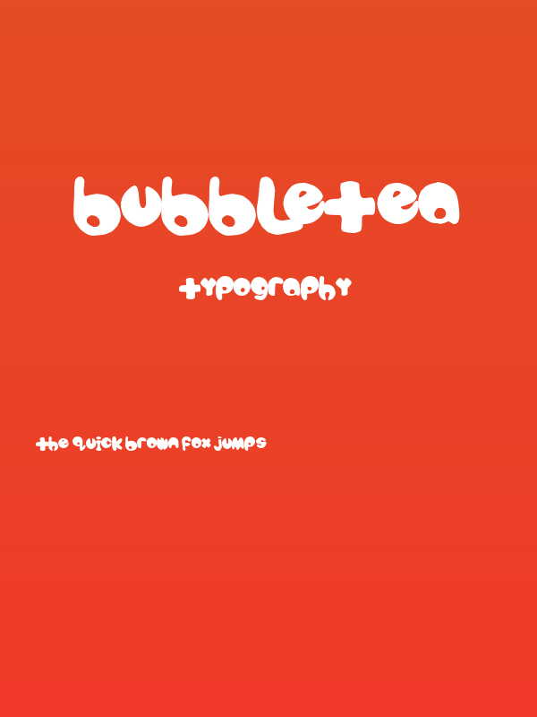 bubbletea Poster