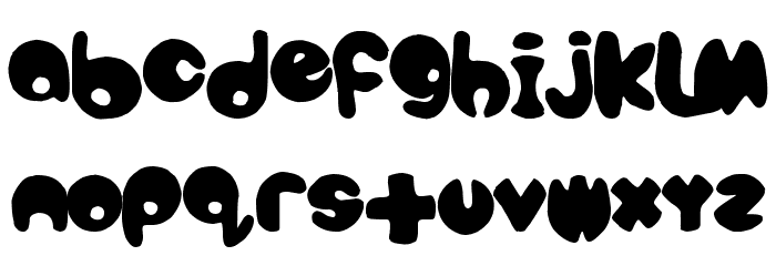 bubbletea Font LOWERCASE
